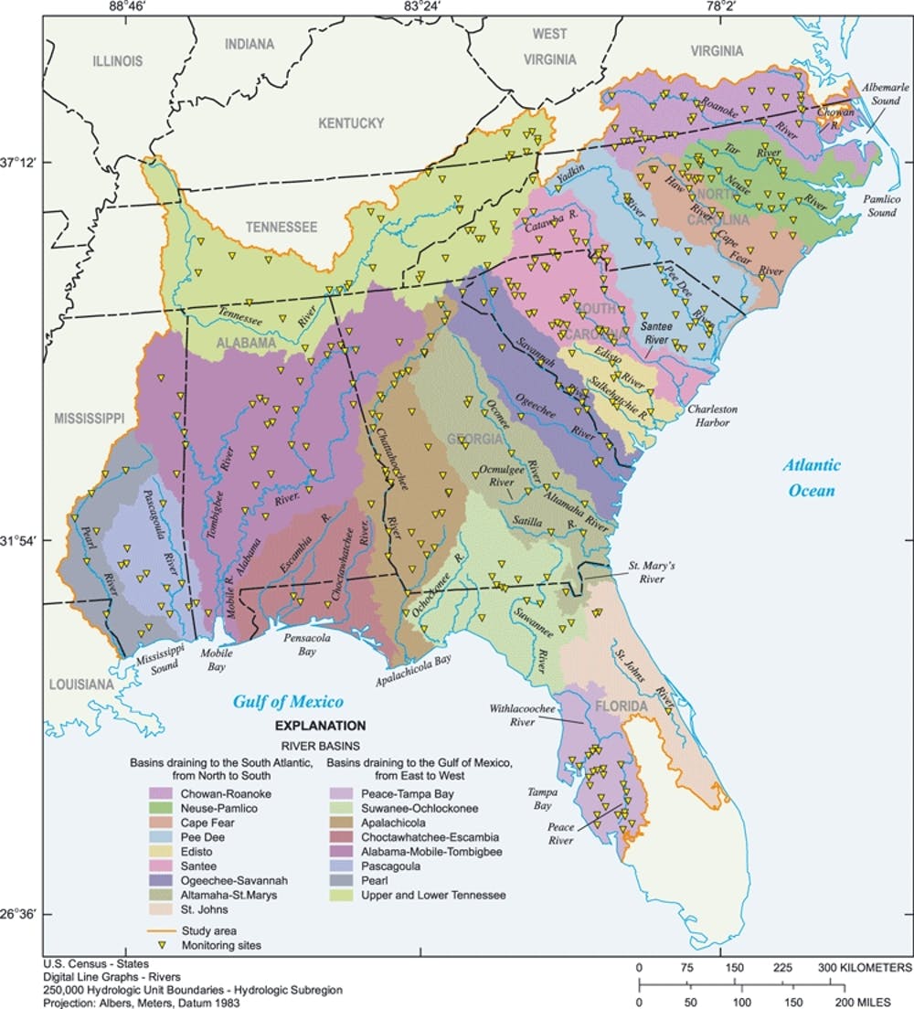 Rivers Draining to Southeast | Open Rivers Journal